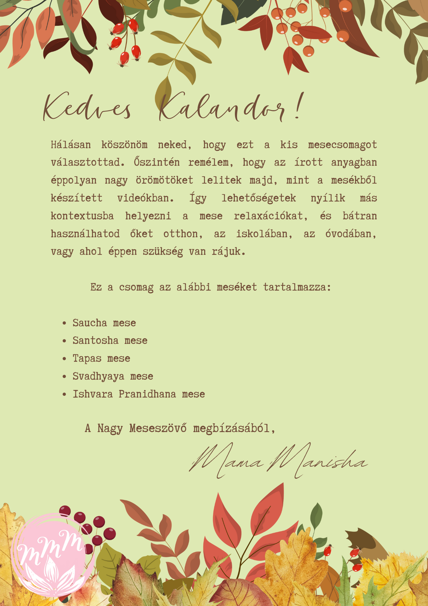 Nijámák meséi - öt esti mese relaxáció egy helyen