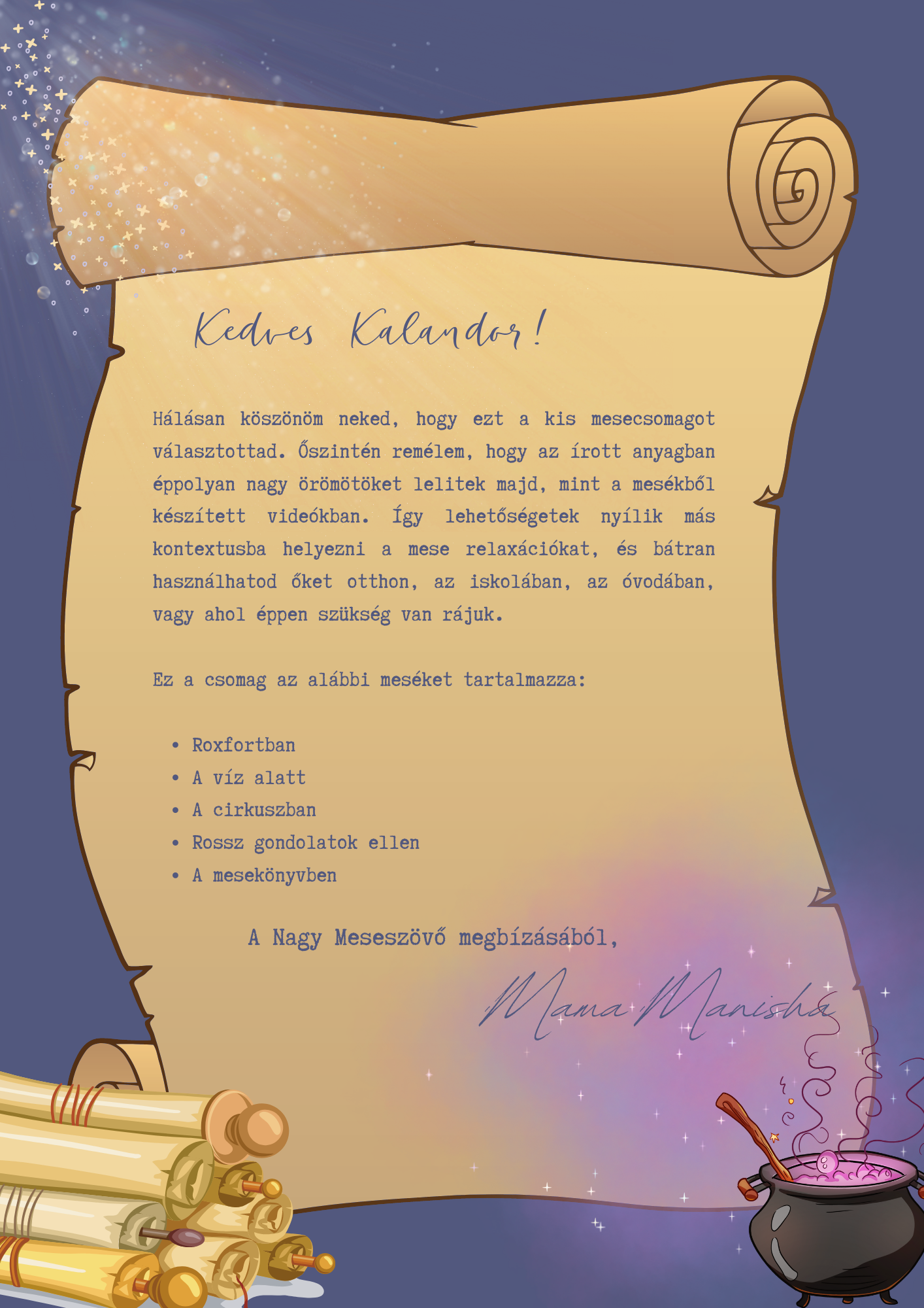 Különleges utazások- tartalomjegyzék