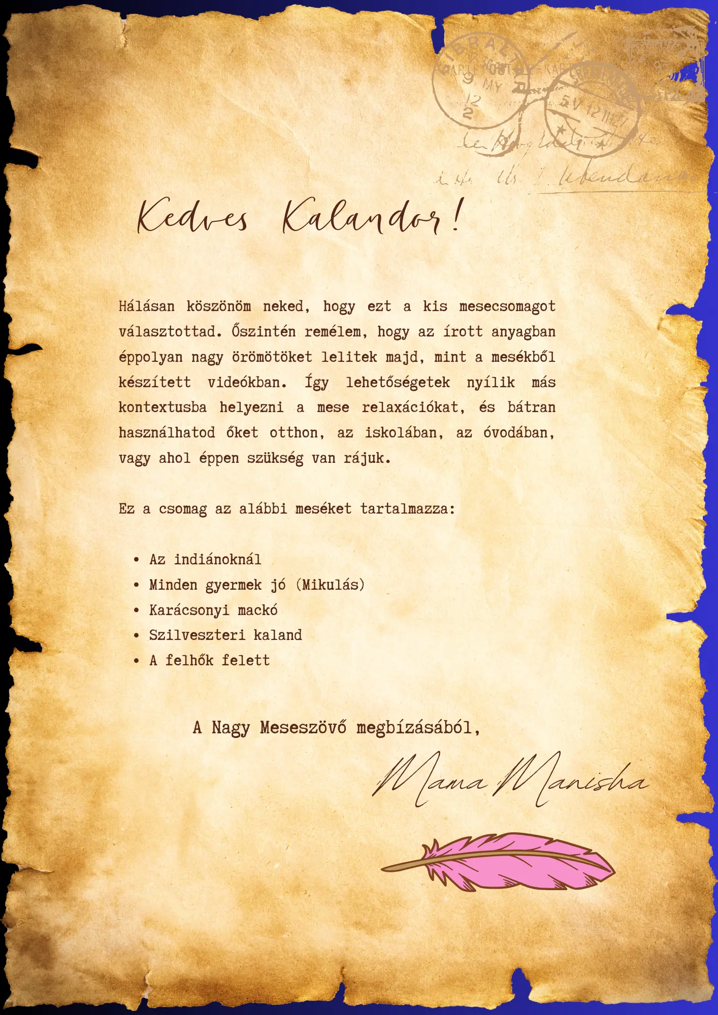 Esti mese relaxáció- Hűvös szelek járnak- tartalom